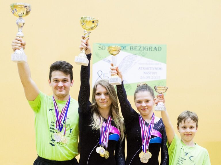 40. odprto prvenstvo Bežigrada v skokih z male prožne ponjave